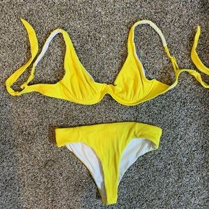 Kittenish XS Sunny bikini top & Small Beau bottom
